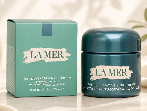 LA MER The Rejuvenating Night Cream | Intensive Overnight Hydrating Face Moisturizer | 60ml / 2 oz