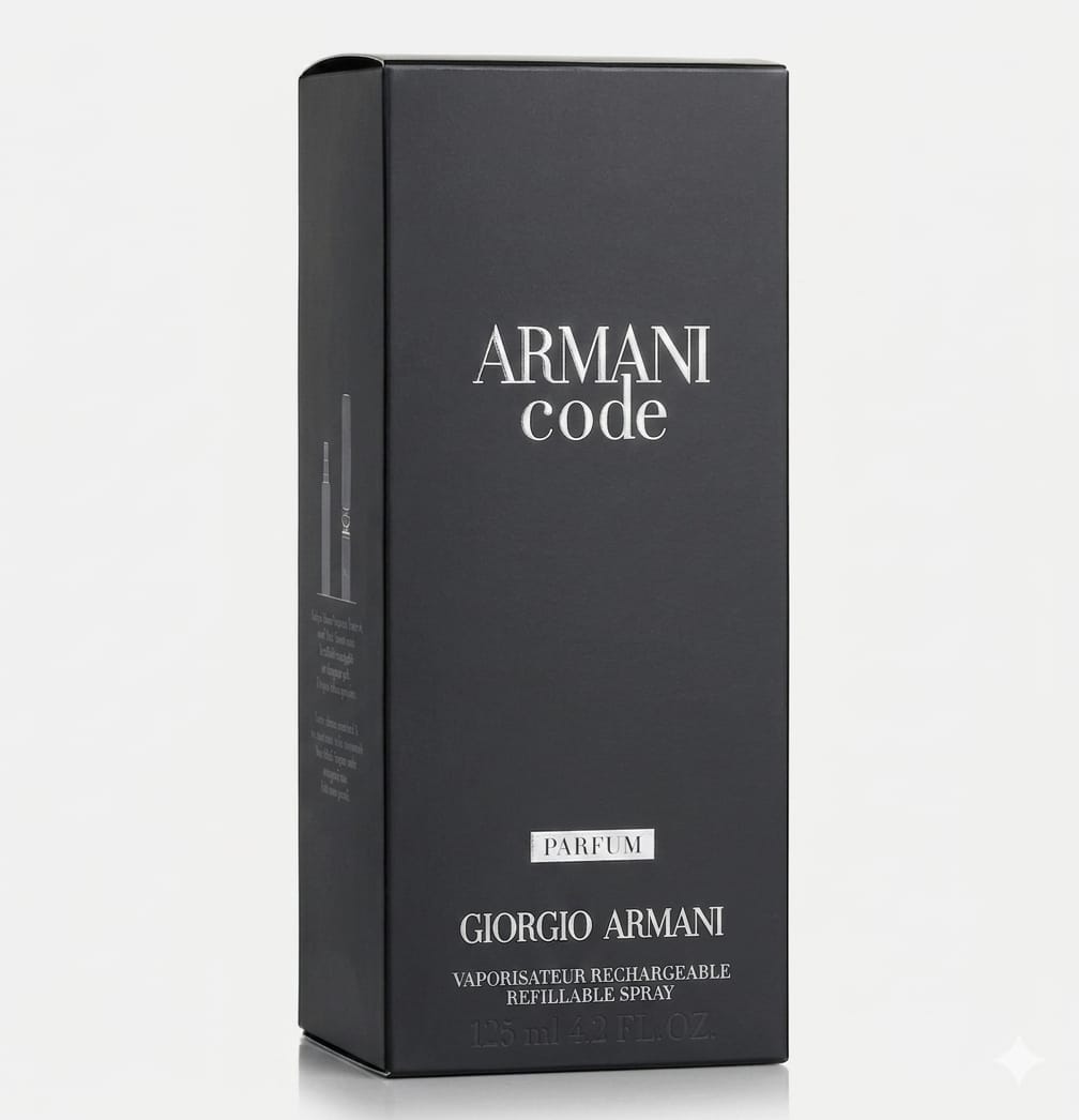 Giorgio Armani Code Parfum Refillable Spray for Men | 125ml / 4.2 fl oz