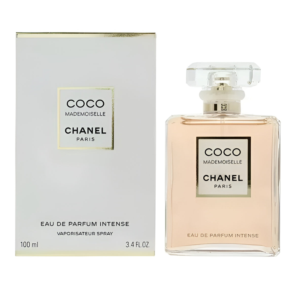 CHANEL Coco Mademoiselle Eau de Parfum Intense Spray for Women | Luxury Amber Woody Fragrance | 100ml / 3.4 fl oz
