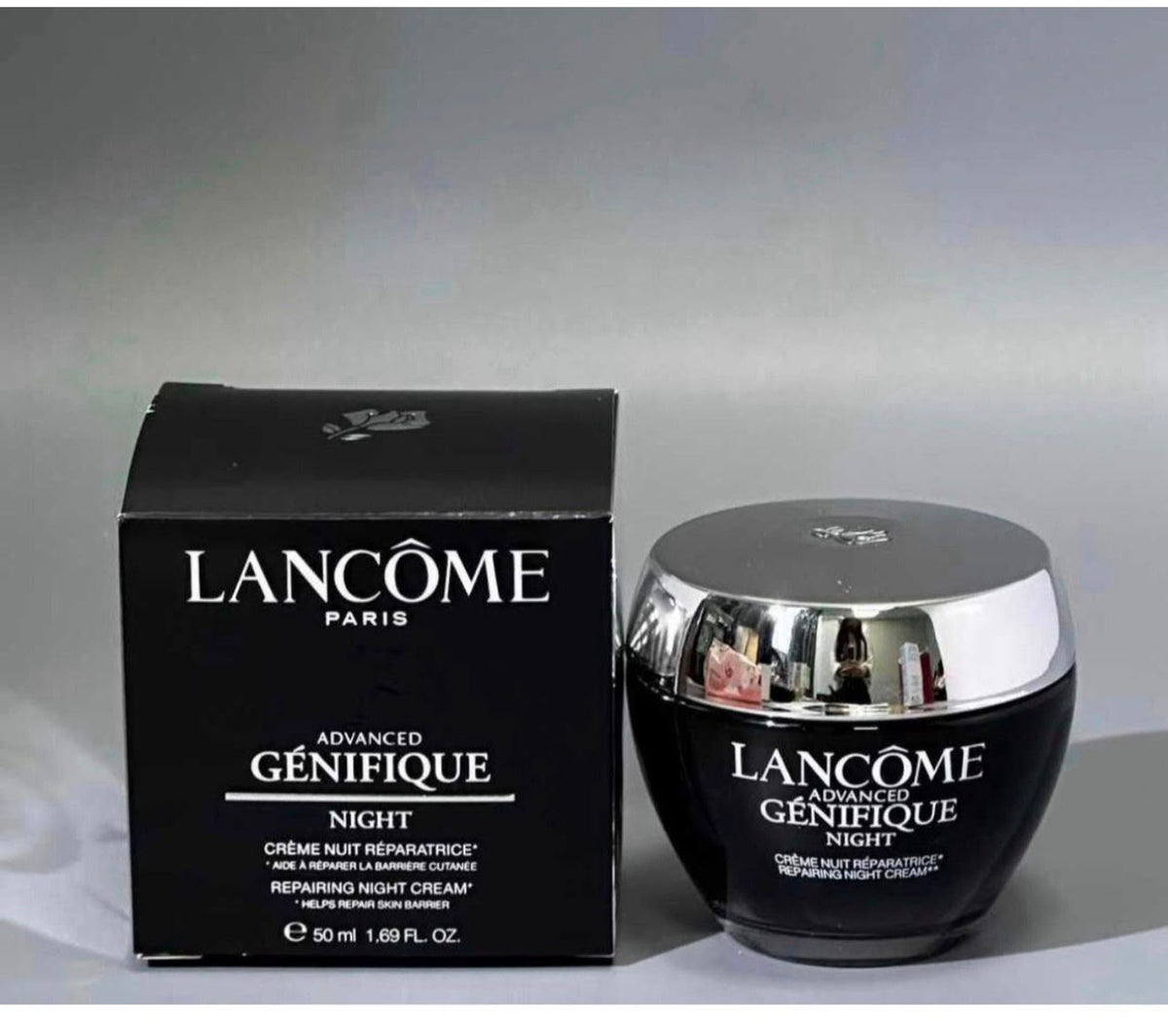 Lancôme Advanced Génifique Night Repairing Cream | Overnight Anti-Aging Face Moisturizer | 50ml / 1.69 fl oz