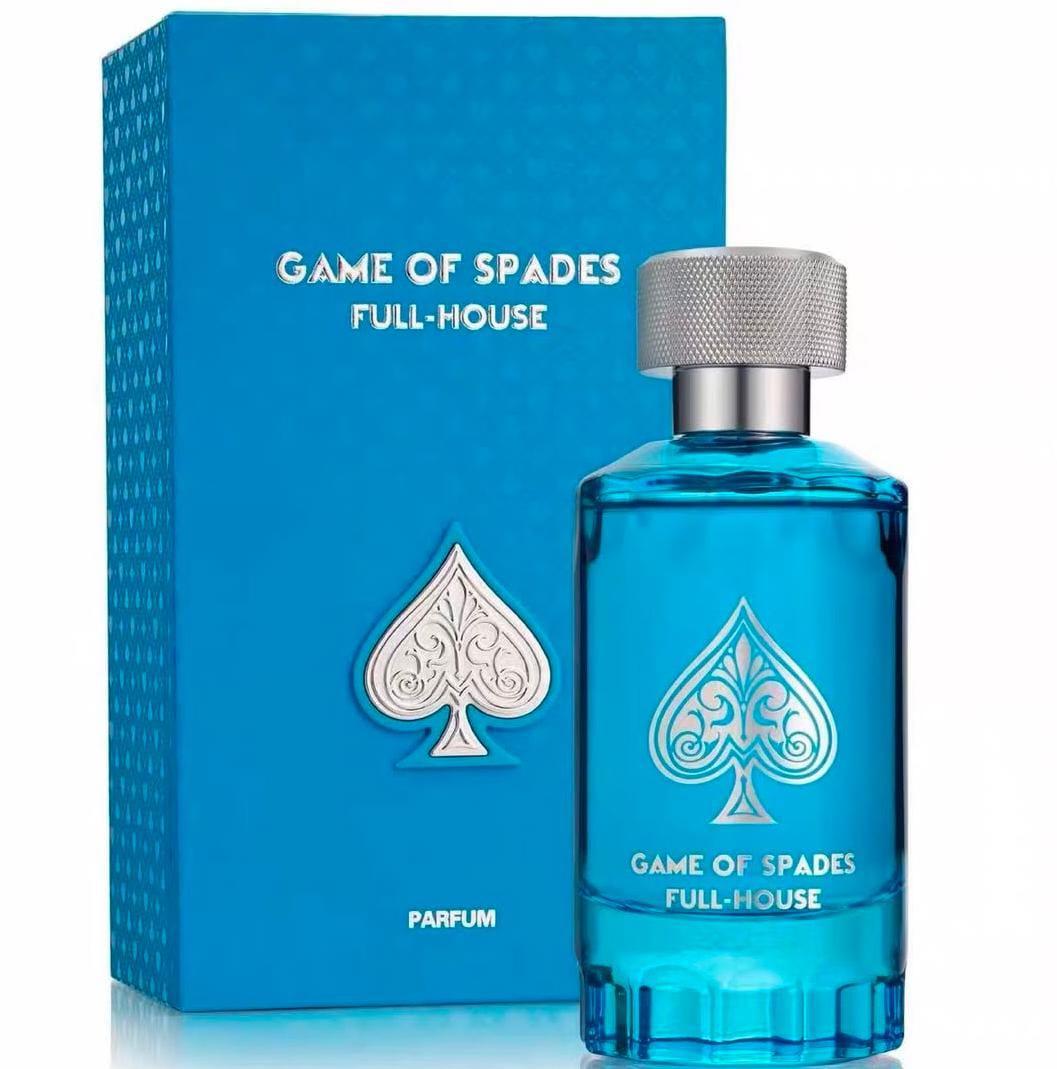 Jo Milano Game of Spades Full-House Parfum Spray | Luxury Fresh Woody Aromatic Unisex Fragrance | 100ml / 3.4 fl oz