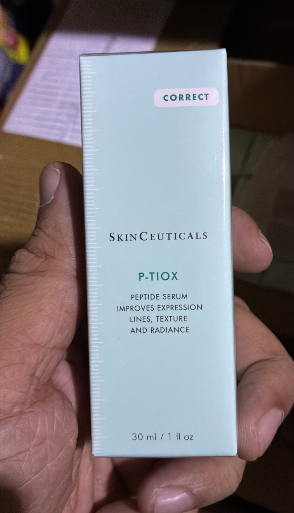 SkinCeuticals P-TIOX Peptide Serum | Anti-Wrinkle & Radiance Face Serum | 30 mL / 1 fl oz